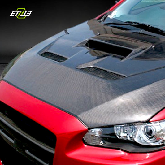 ETi MITSUBISHI EVO10 CHARGE SPEED Carbon Fiber Hood - Photo 1