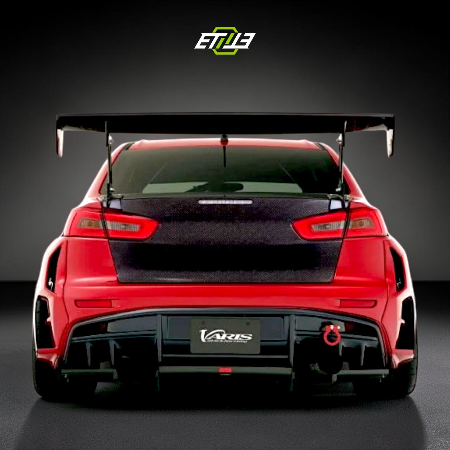 ETi Mitsubishi EVO X Varis Carbon Fiber Spoiler | Shopifydevstudio