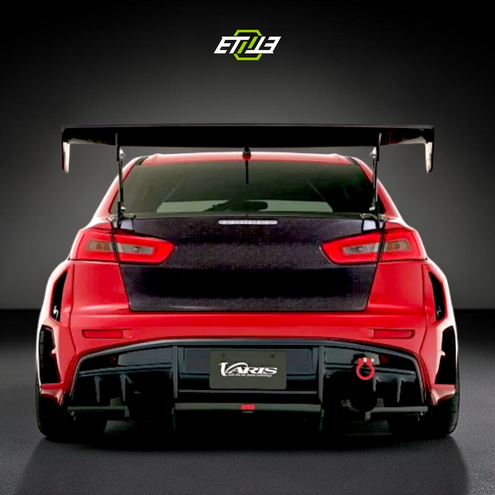 ETi Mitsubishi EVO X Varis Carbon Fiber Spoiler | Shopifydevstudio