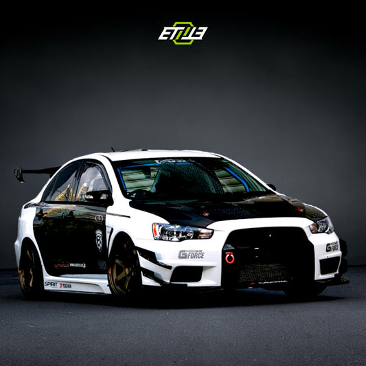 ETi Mitsubishi EVO X Rear Carbon Fiber Doors | Shopifydevstudio