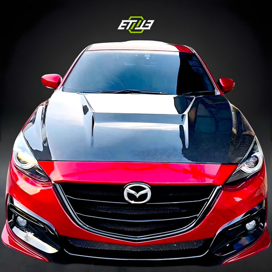 ETi Mazda 3 Carbon Fiber Hood