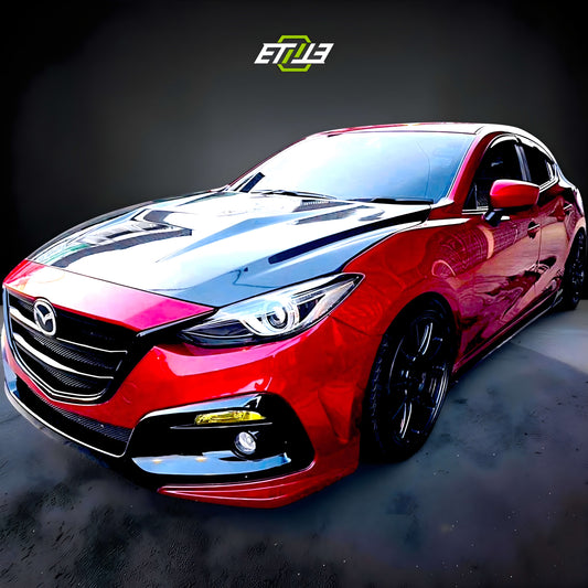 ETi Mazda 3 Carbon Fiber Hood