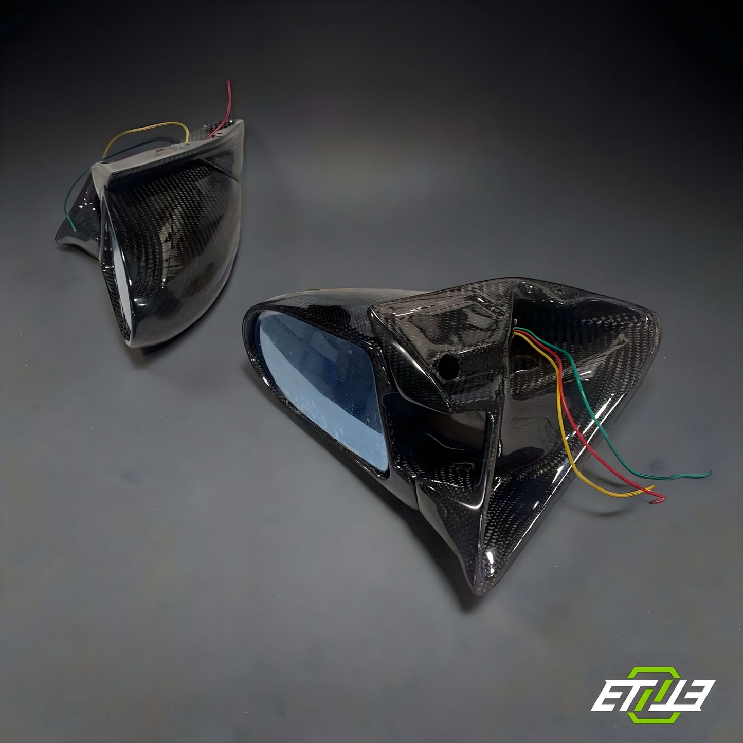 ETi Mazda RX-7 (FD3S) Carbon Fiber Ganador Style Side Mirrors