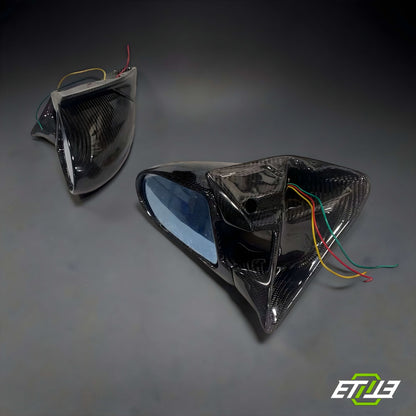 ETi Mazda RX-7 (FD3S) Carbon Fiber Ganador Style Side Mirrors