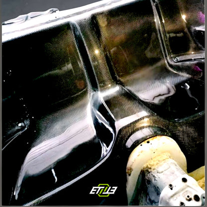 ETi Mazda RX-7 (FD3S) Dry Carbon Rear Seat & Bin Delete Kit