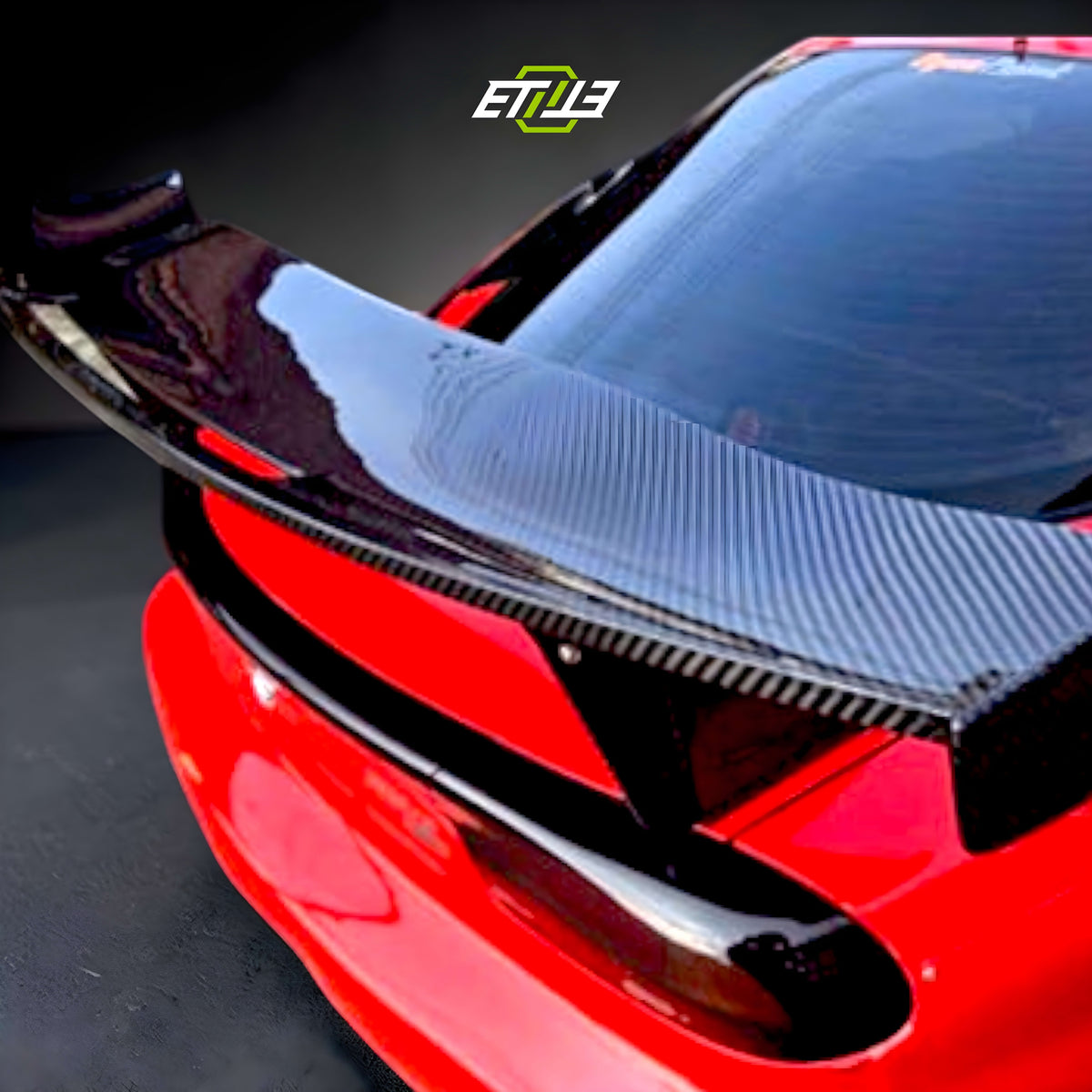 ETi Mazda RX-7 Full Vacuum Carbon GT Wing