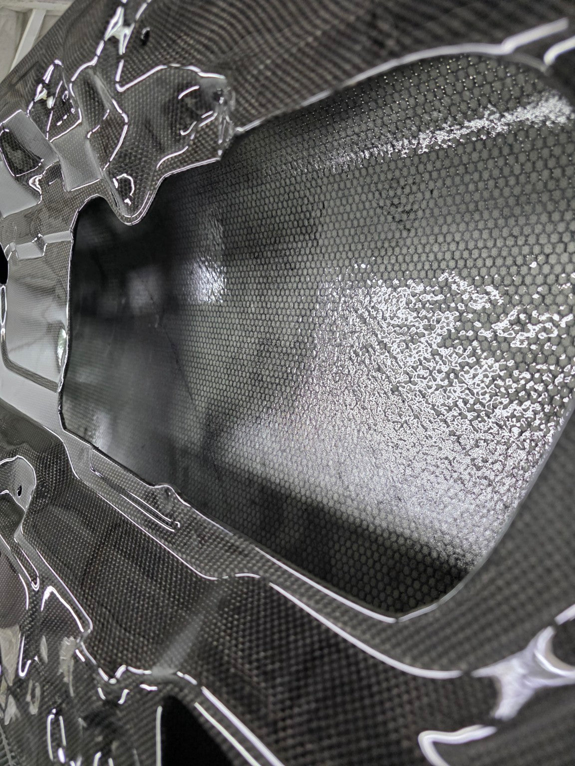 Mazda RX-7 FD3S carbon fiber door internal reinforcement detail