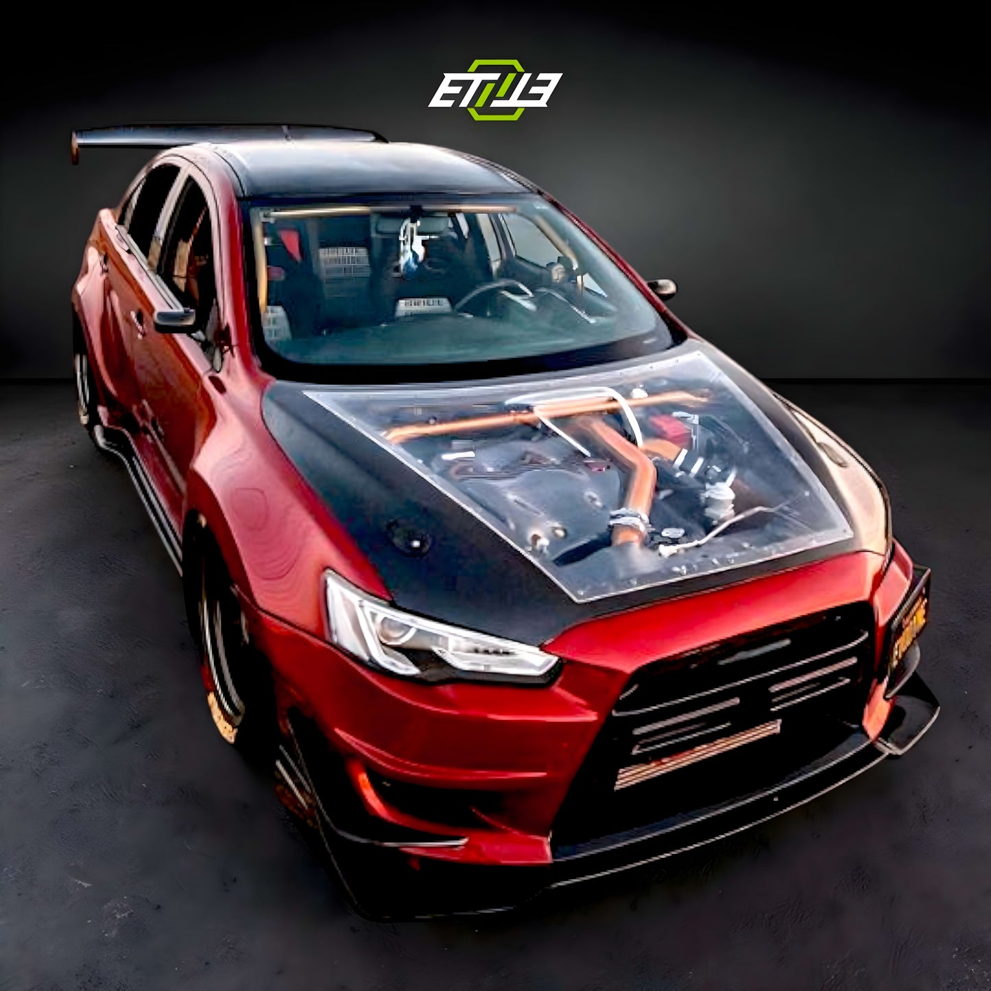 ETi Mitsubishi EVO 10 Carbon Fiber Roof