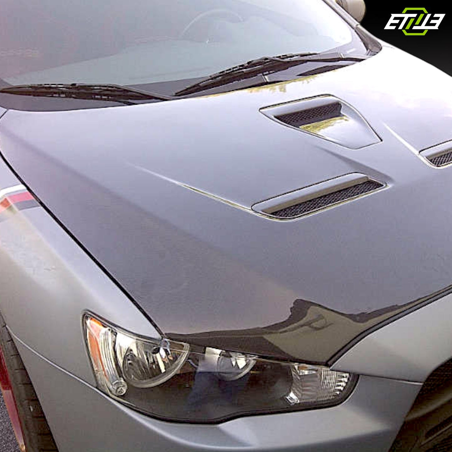 ETi Mitsubishi EVO X Carbon Fiber Hood - Photo 1