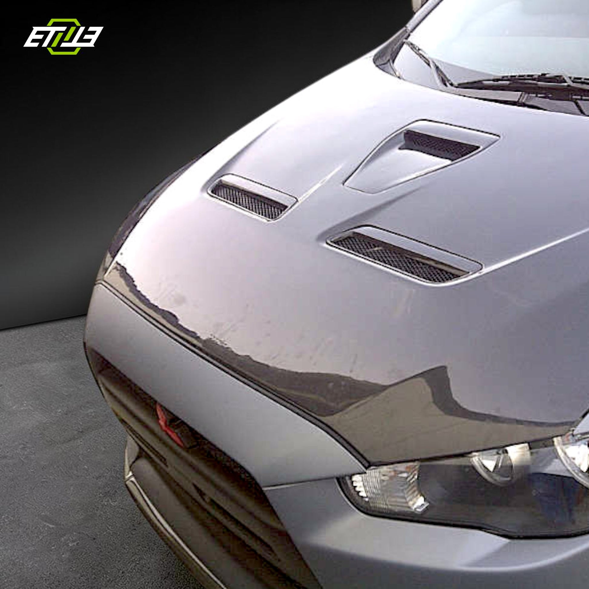 ETi Mitsubishi EVO X Carbon Fiber Hood - Photo 3