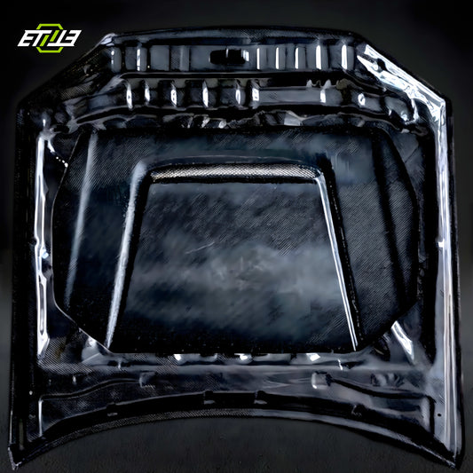 ETi Mitsubishi EVO X Carbon Fiber X Clear Hood