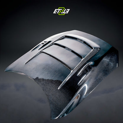 ETi Mitsubishi EVO X Mod X Vented Carbon Fiber Hood