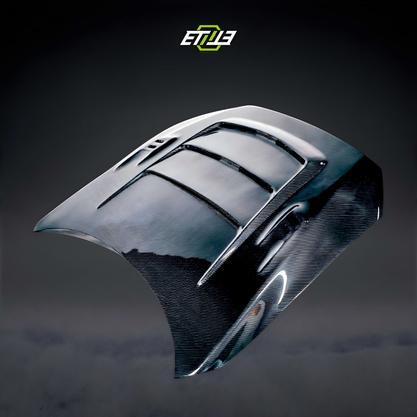ETi Mitsubishi EVO X Mod X Vented Carbon Fiber Hood