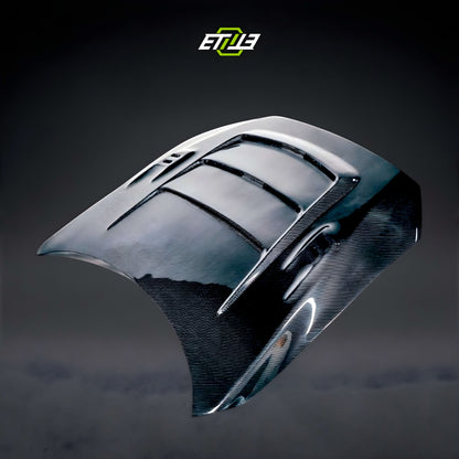 ETi Mitsubishi EVO X Mod X Vented Carbon Fiber Hood