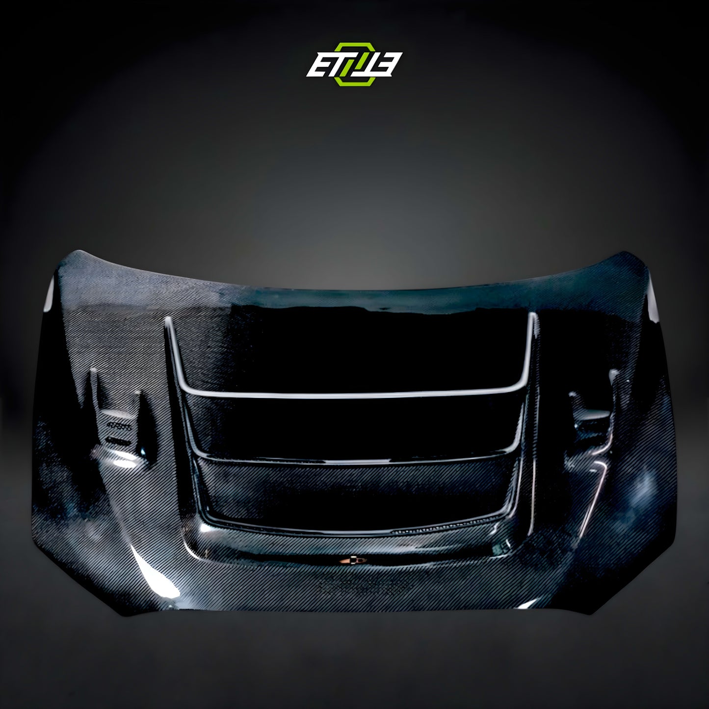 ETi Mitsubishi EVO X Mod X Vented Carbon Fiber Hood