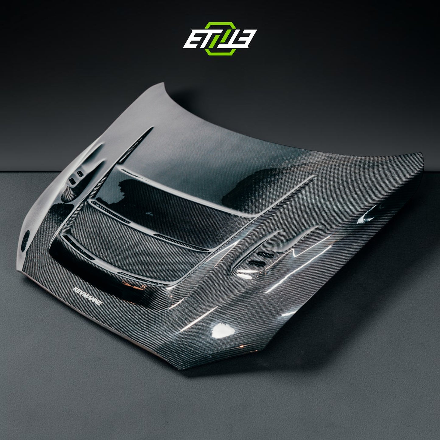 ETi Mitsubishi EVO X Charge Speed Carbon Fiber Hood | Shopifydevstudio