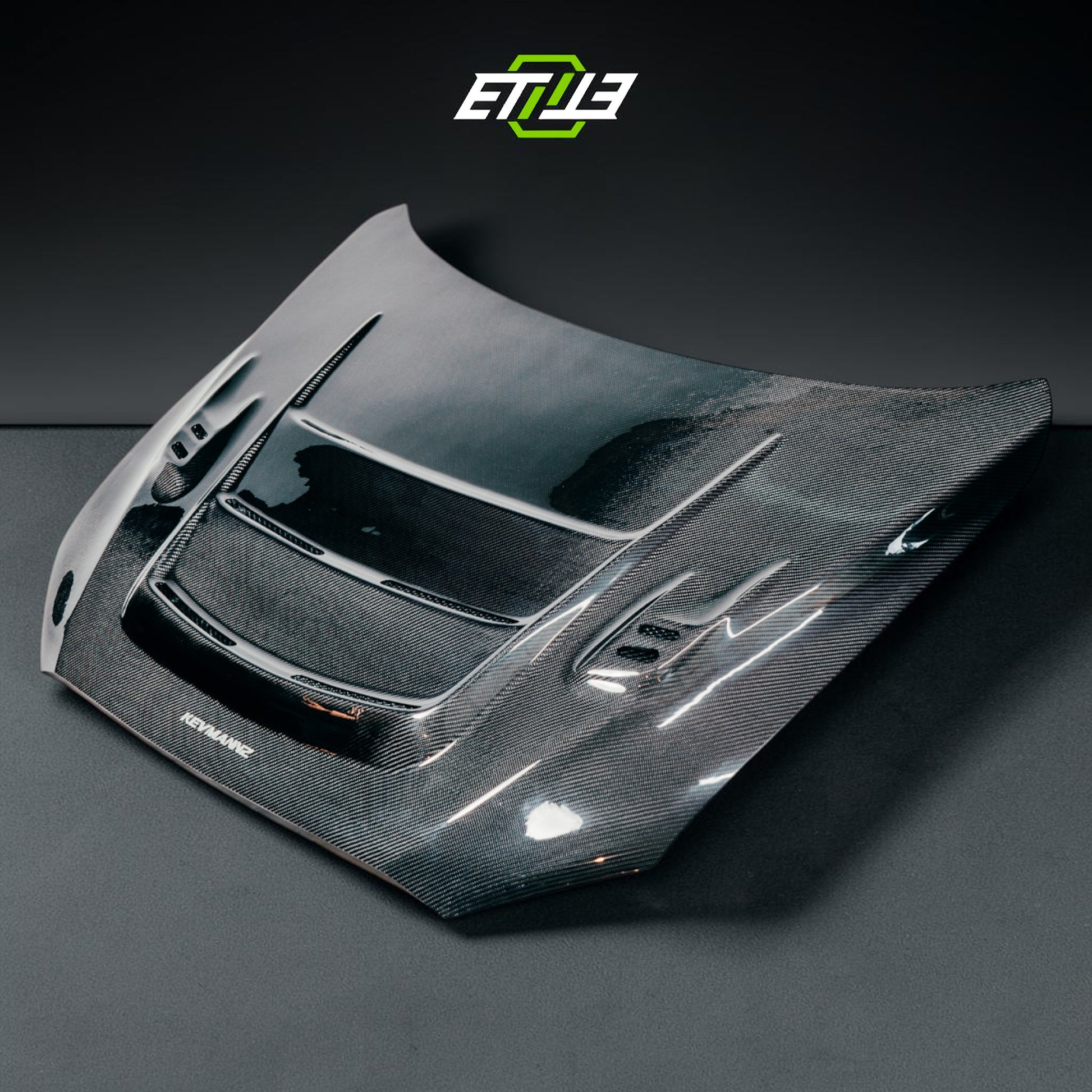 ETi Mitsubishi EVO X Charge Speed Carbon Fiber Hood | Shopifydevstudio