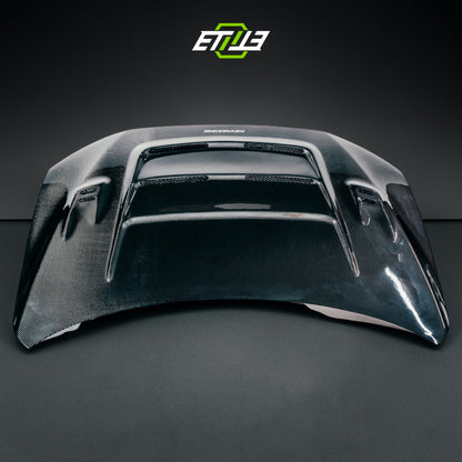 ETi Mitsubishi EVO X Charge Speed Carbon Fiber Hood | Shopifydevstudio