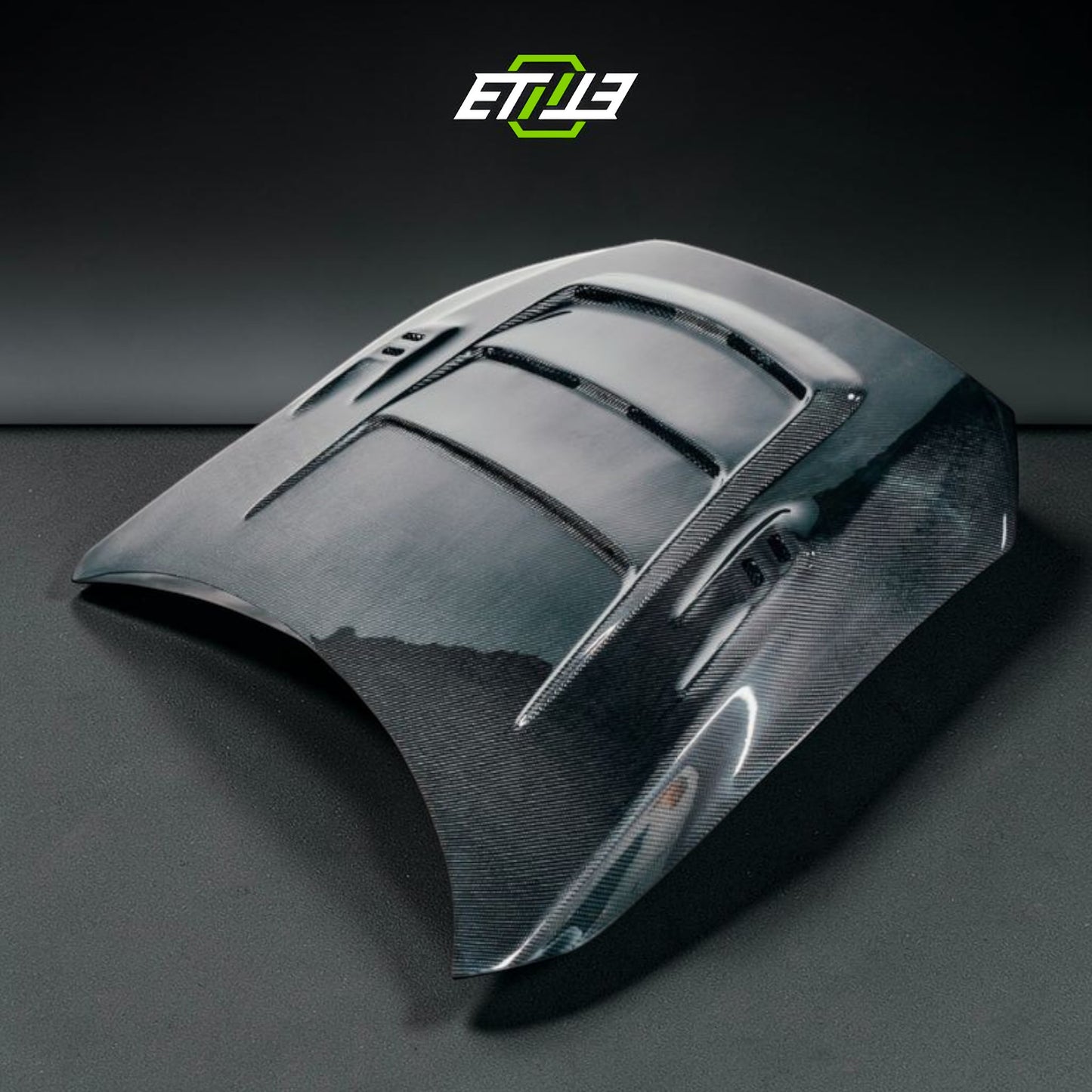 ETi Mitsubishi EVO X Charge Speed Carbon Fiber Hood | Shopifydevstudio