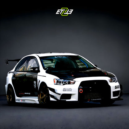 ETi Mitsubishi EVO X Rear Carbon Fiber Doors