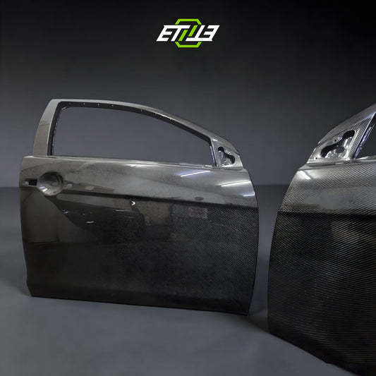 ETi Mitsubishi EVO X Rear Carbon Fiber Doors