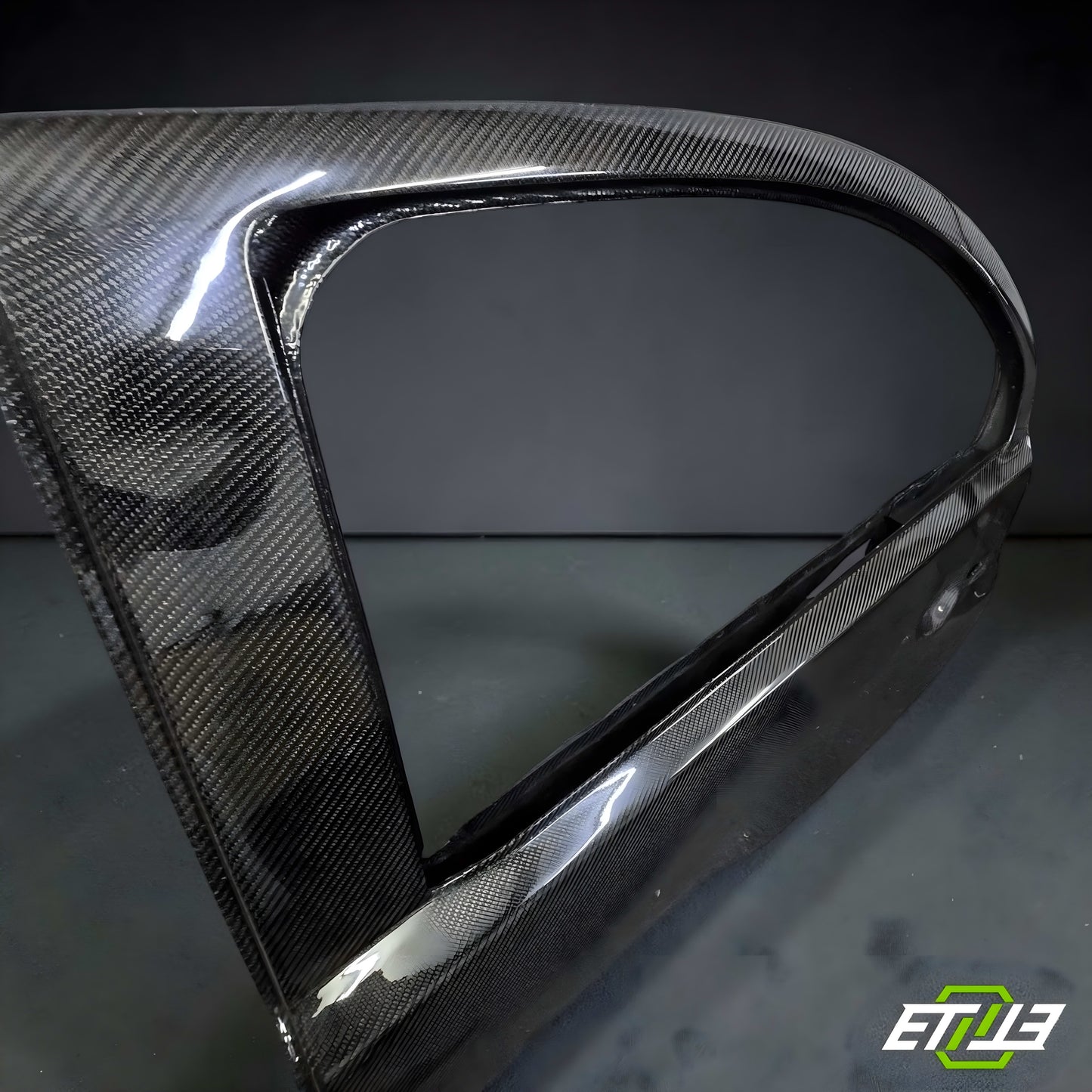 ETi Mitsubishi EVO X Rear Carbon Fiber Doors