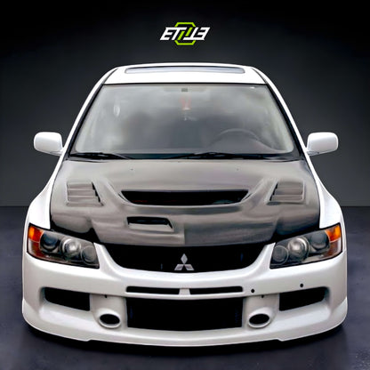 ETi Mitsubishi Evo 8/9 C-West Style Carbon Fiber Hood