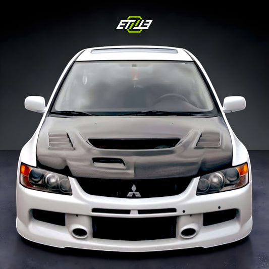 ETi Mitsubishi Evo 8/9 C-West Style Carbon Fiber Hood