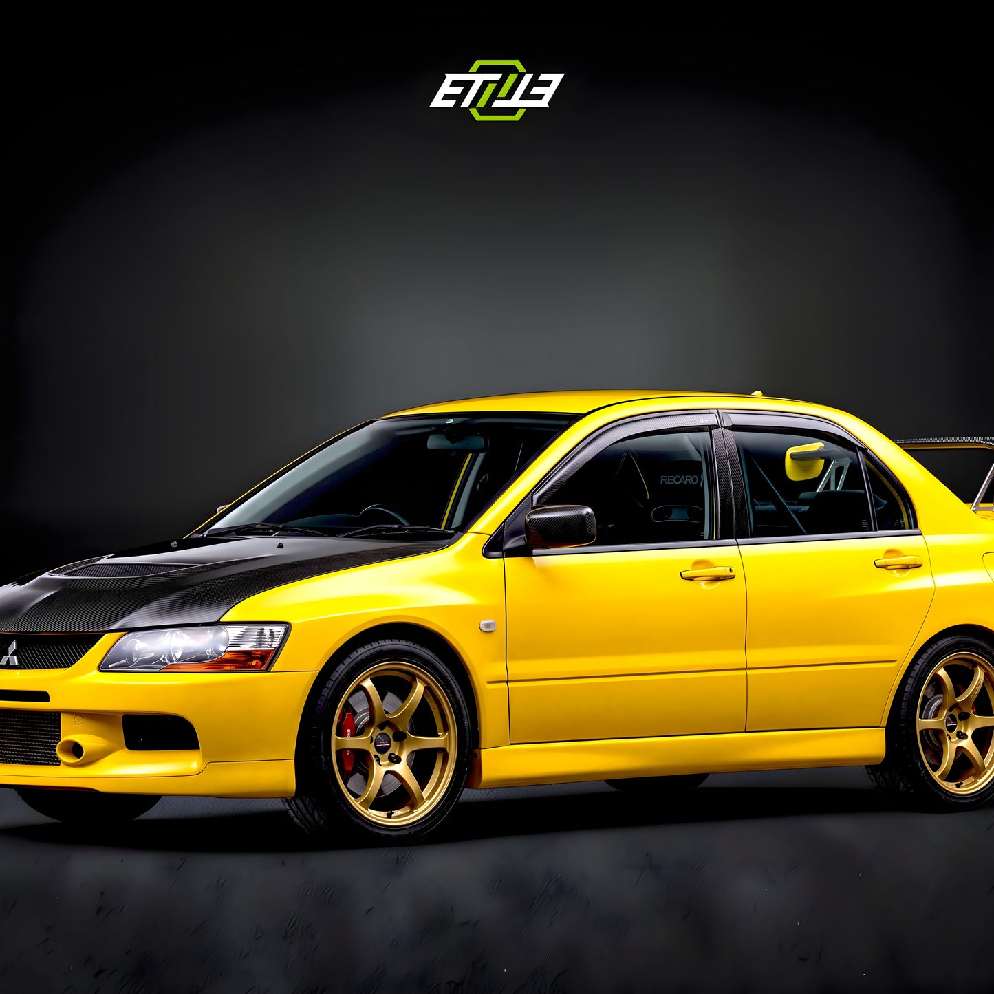 ETi Mitsubishi Evo 8/9 OEM-Style Carbon Fiber Hood