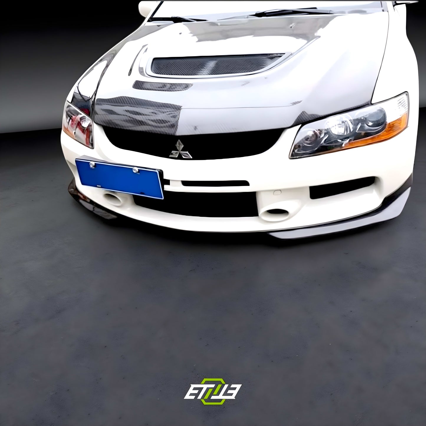 ETi Mitsubishi Evo 8/9 Ralli-Style Carbon Fiber Front Lip