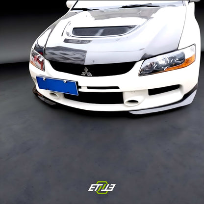 ETi Mitsubishi Evo 8/9 Ralli-Style Carbon Fiber Front Lip