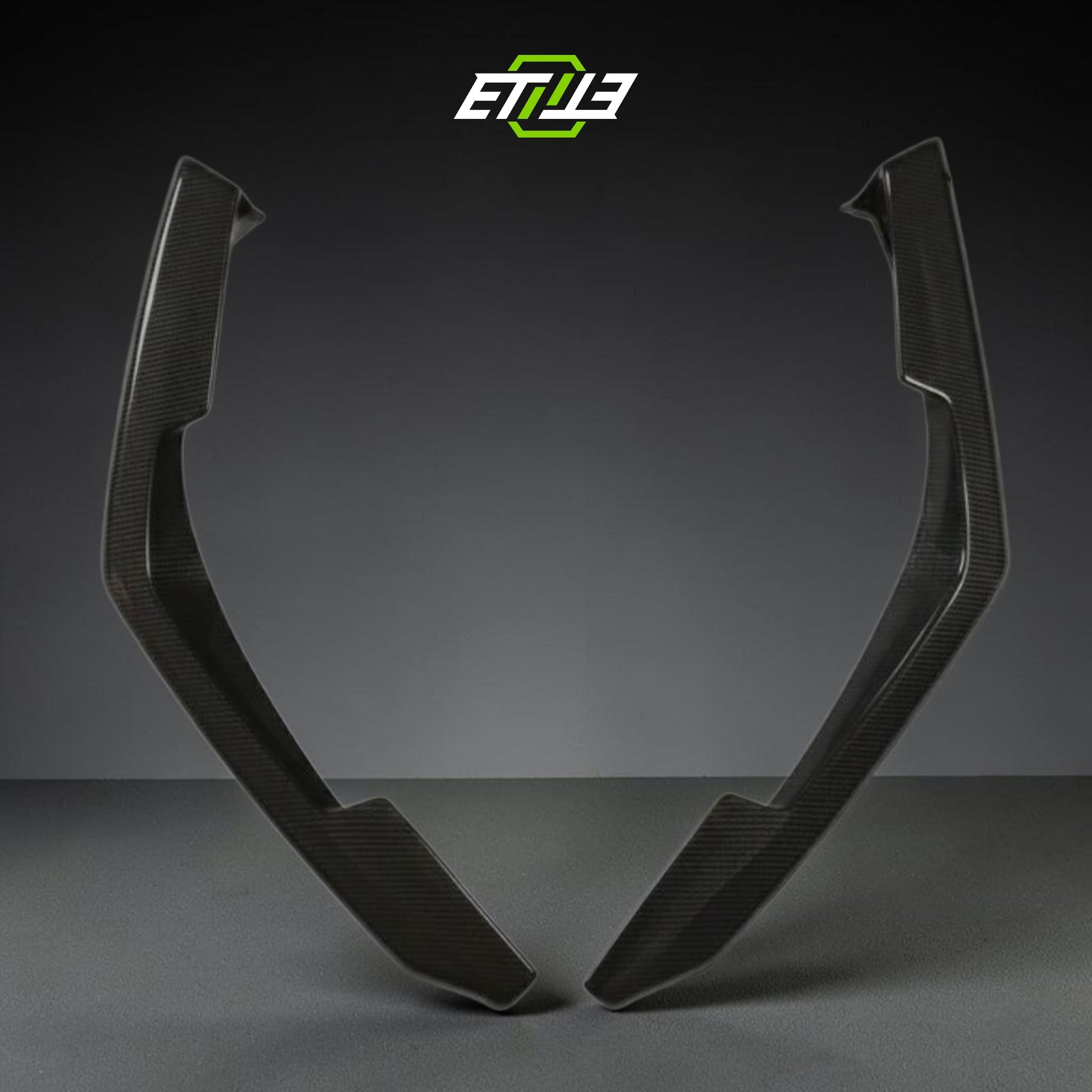 ETi Mitsubishi Evo 8/9 Ralli-Style Carbon Fiber Front Lip | Shopifydevstudio