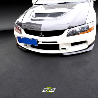 ETi Mitsubishi Evo 8/9 Ralli-Style Carbon Fiber Front Lip | Shopifydevstudio