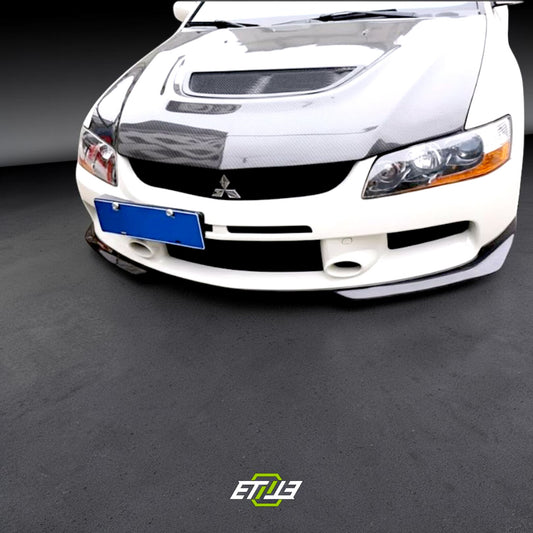 ETi Mitsubishi Evo 8/9 Ralli-Style Carbon Fiber Front Lip | Shopifydevstudio