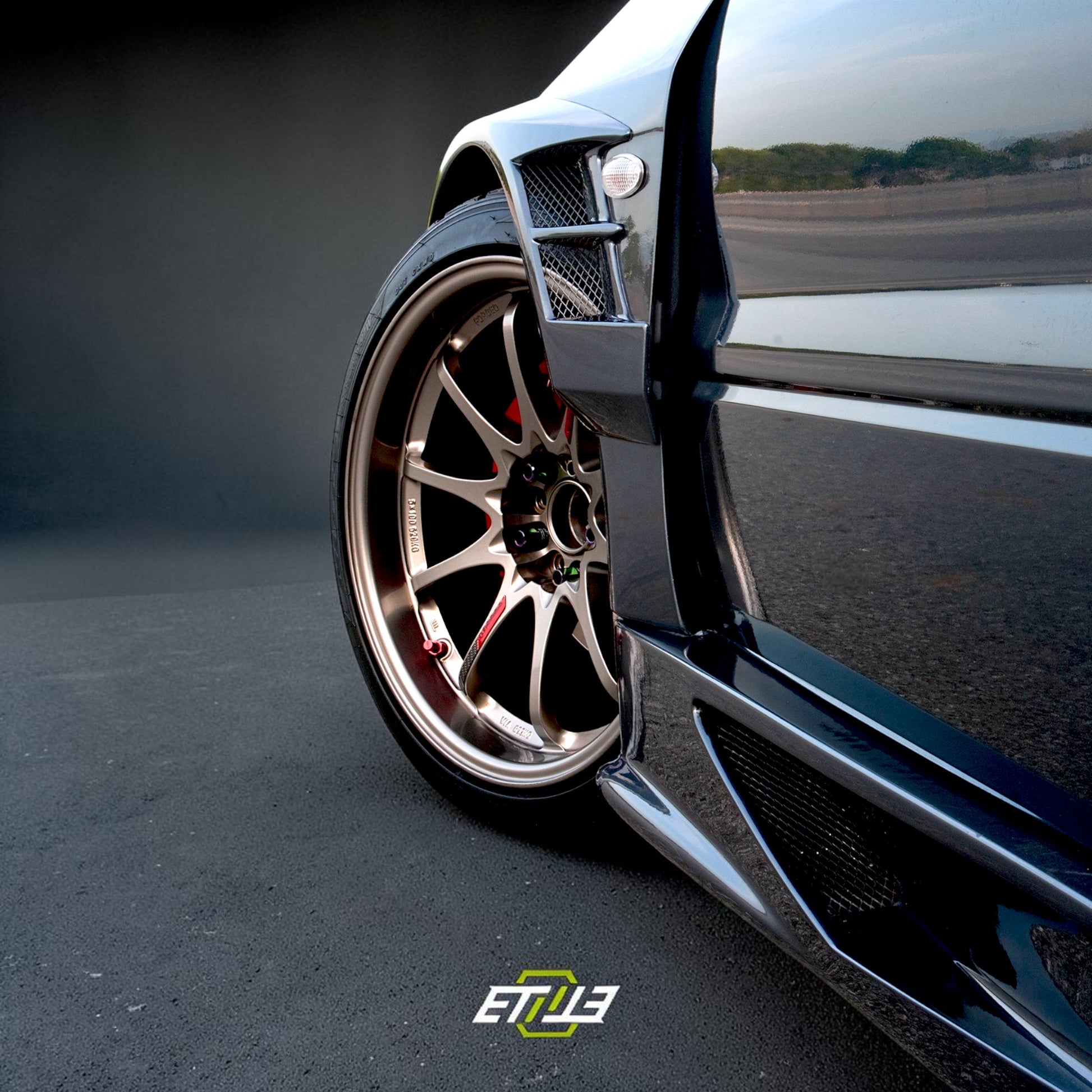 ETi Mitsubishi Evo 8/9 Time Attack Full Body Kit (Voltex) - Elite Ti Premium Asset