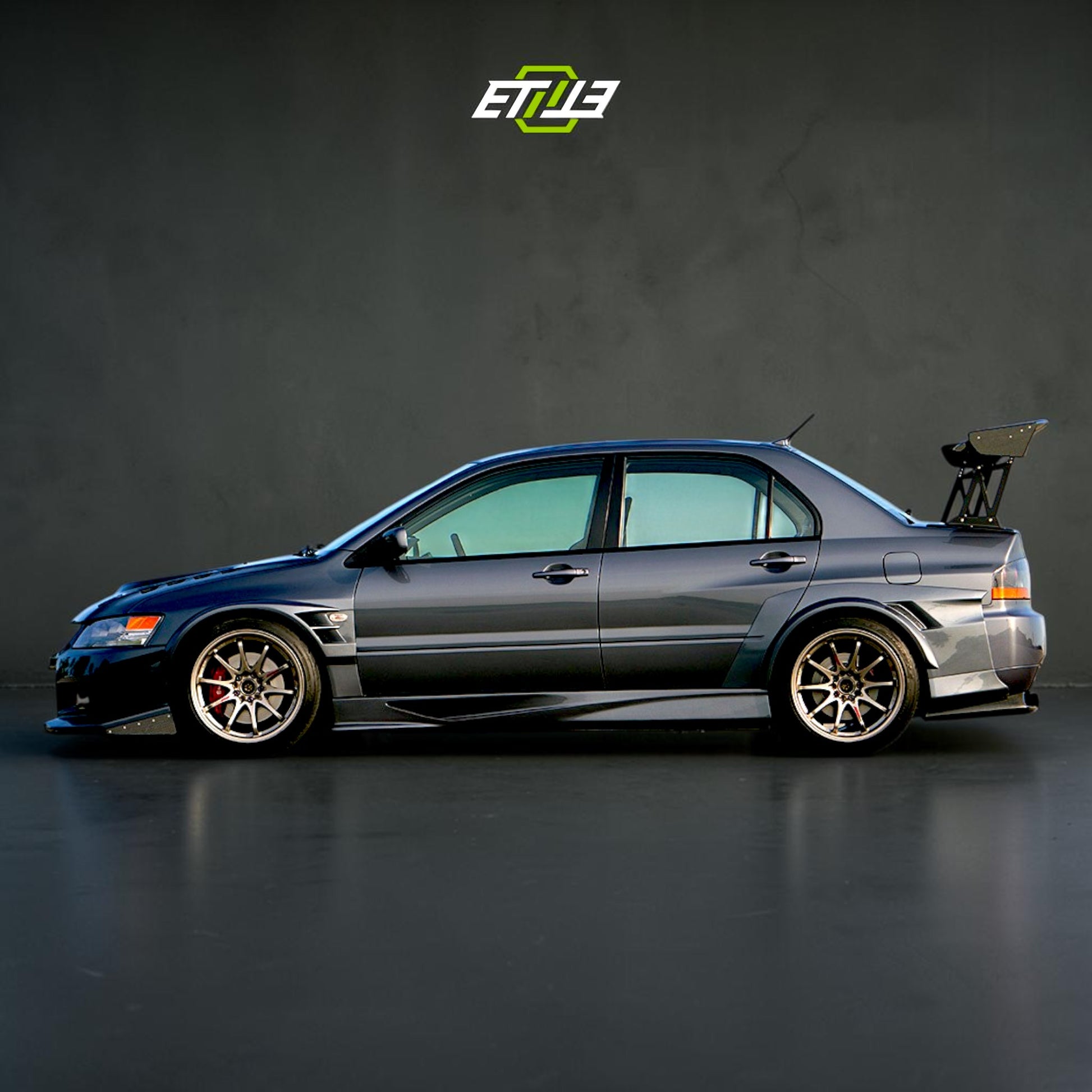ETi Mitsubishi Evo 8/9 Time Attack Full Body Kit (Voltex) - Elite Ti Premium Asset