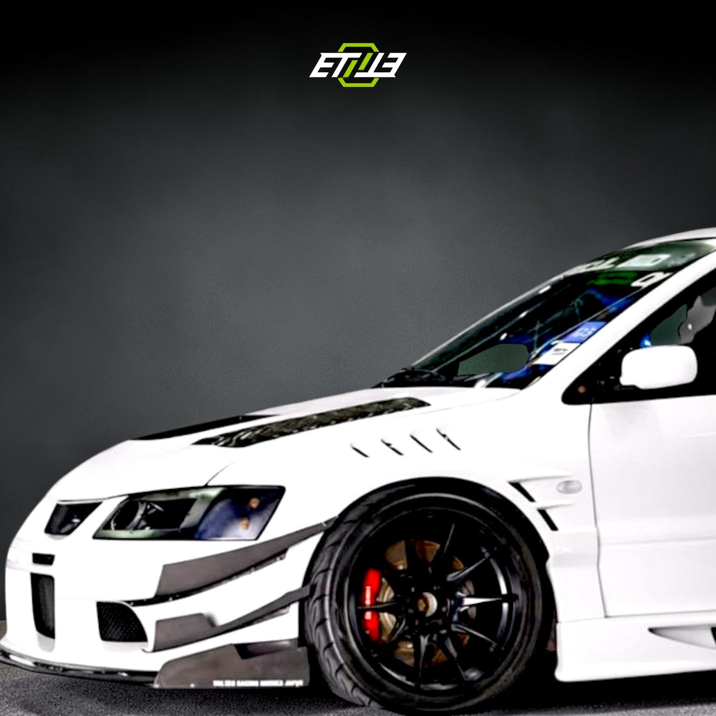 ETi Mitsubishi Evo 8/9 Time Attack Full Body Kit (Voltex) - Elite Ti Premium Asset