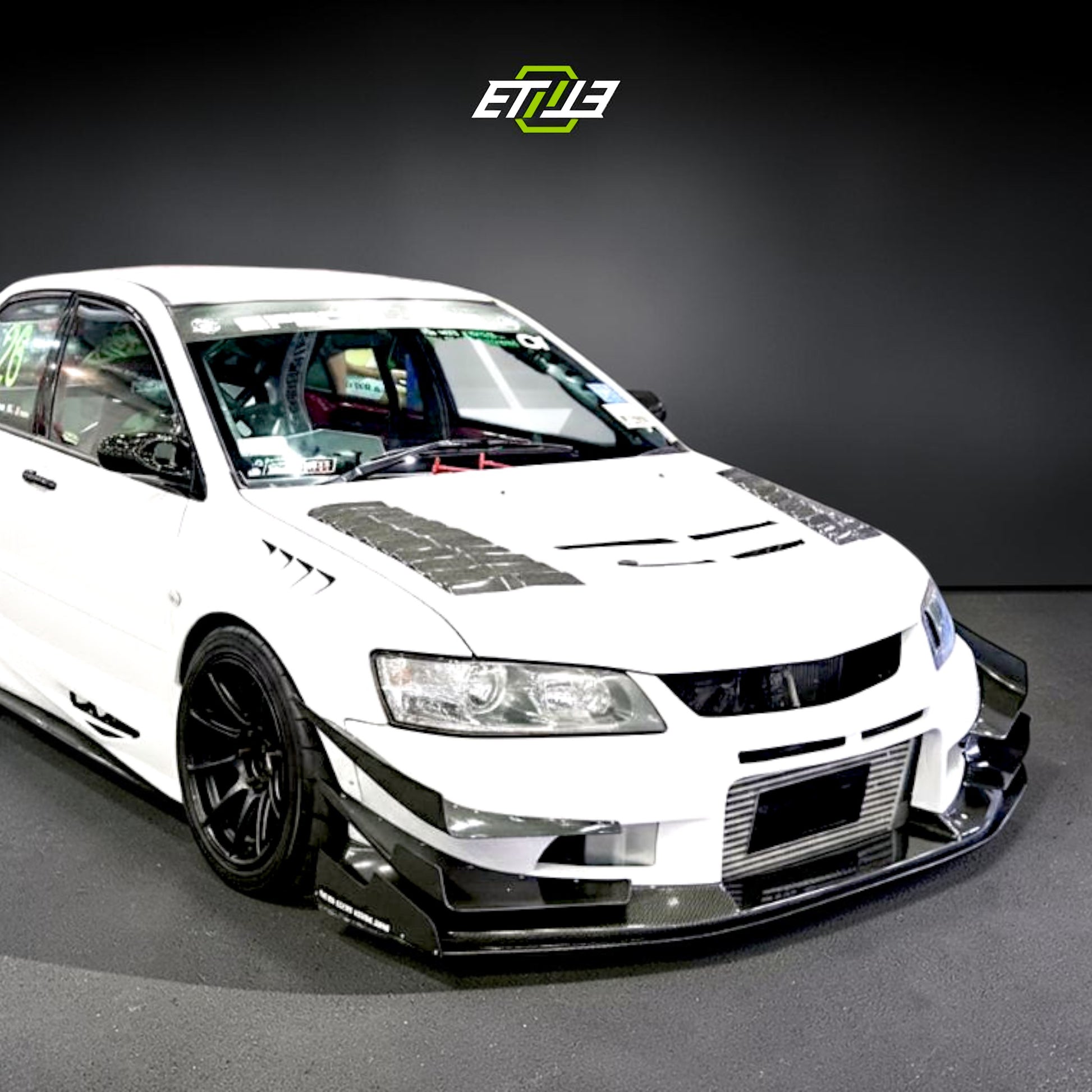 ETi Mitsubishi Evo 8/9 Time Attack Full Body Kit (Voltex) - Elite Ti Premium Asset