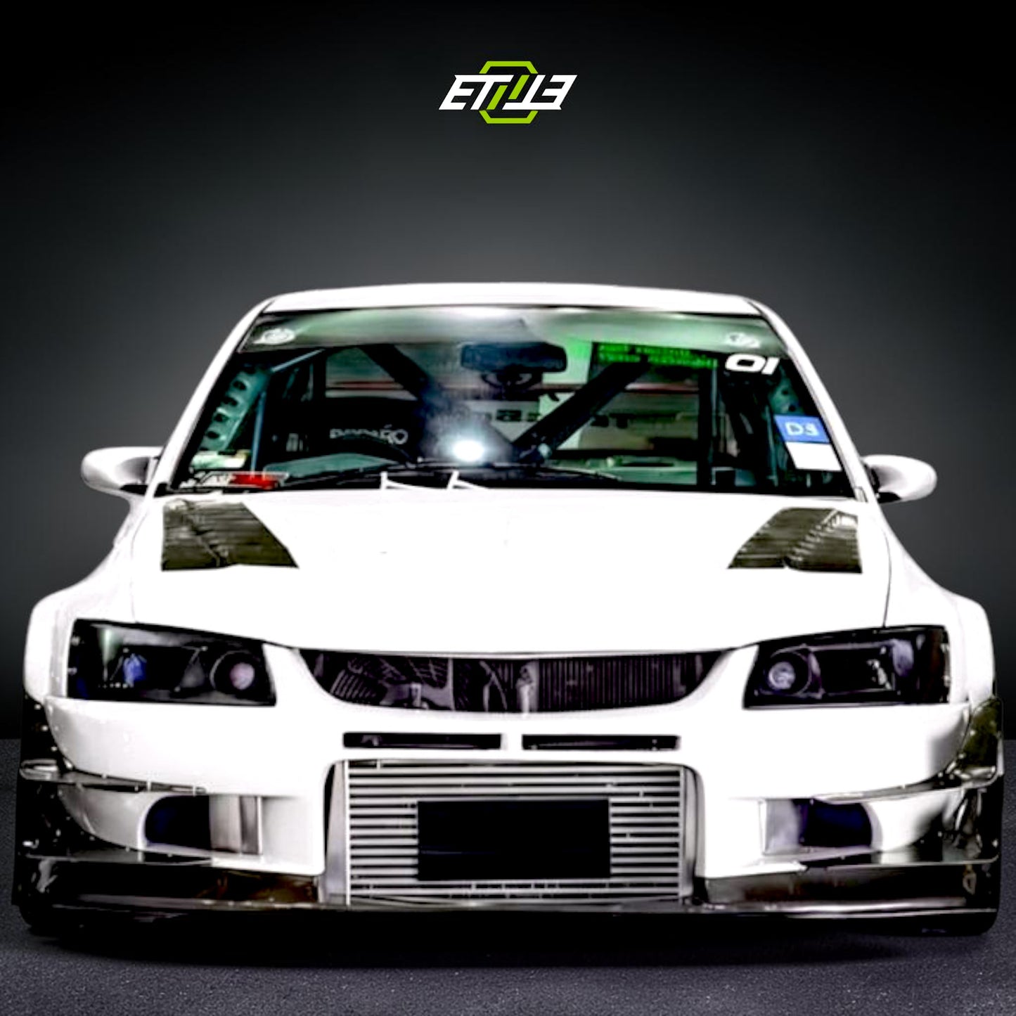 ETi Mitsubishi Evo 8/9 Time Attack Full Body Kit (Voltex) - Elite Ti Premium Asset