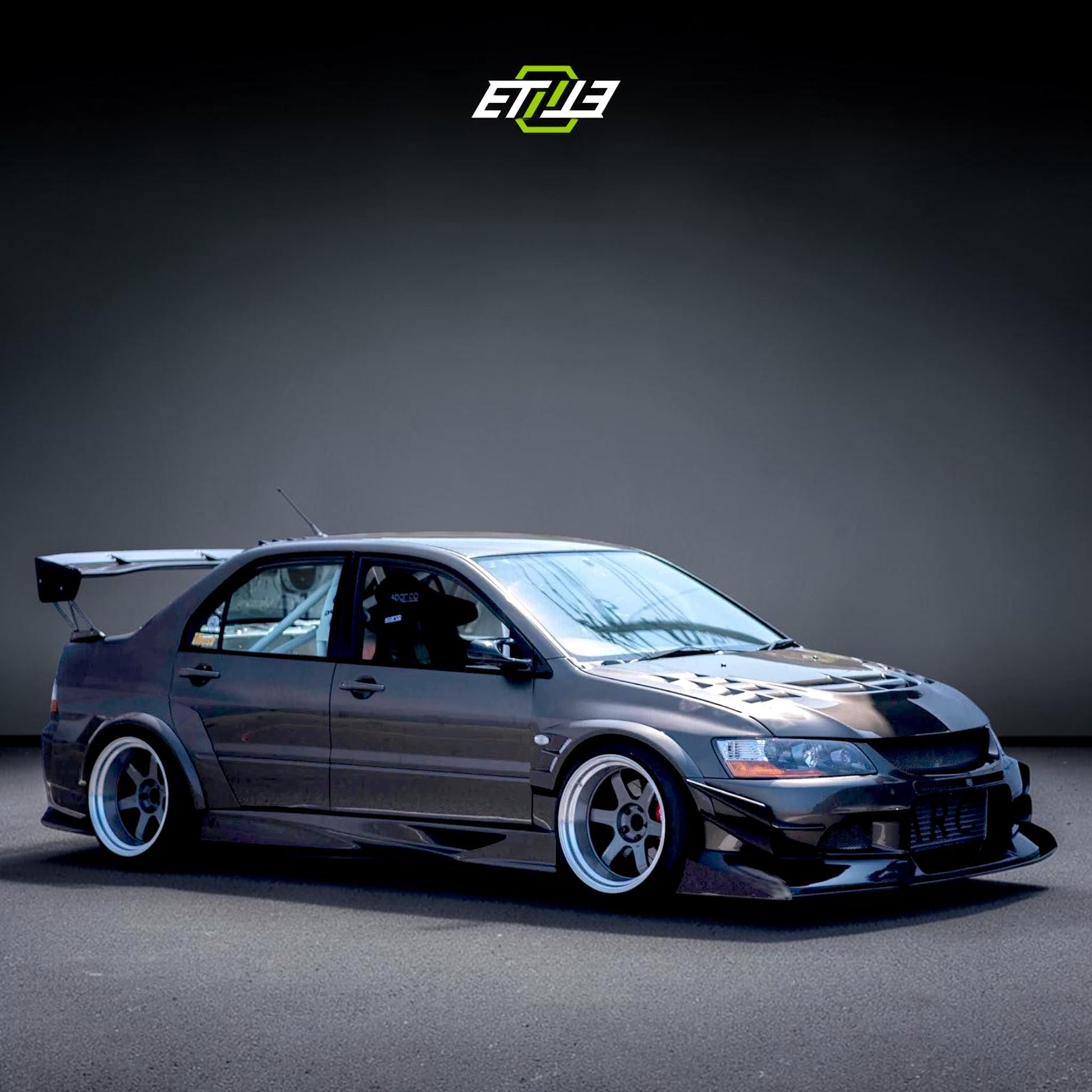 ETi Mitsubishi Evo 8/9 Time Attack Full Body Kit (Voltex) - Elite Ti Premium Asset