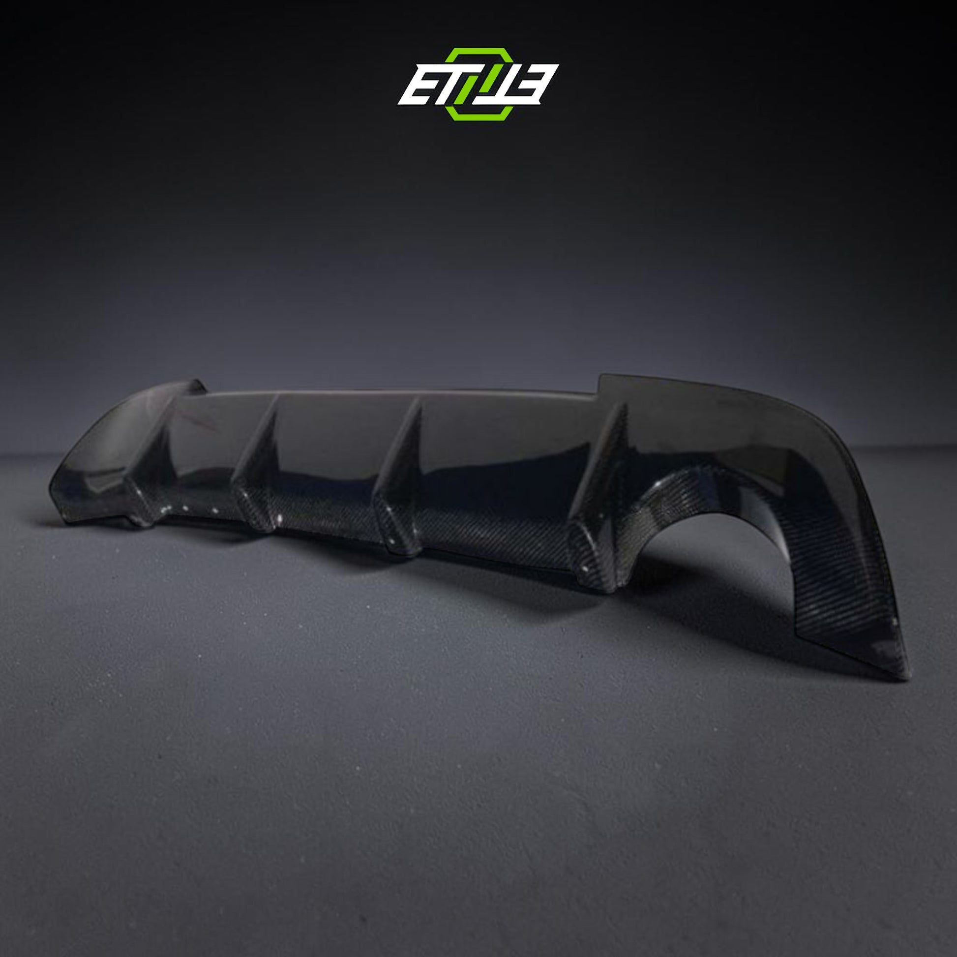 ETi Mitsubishi Evo 9 OEM Rear Bumper Diffuser | Shopifydevstudio