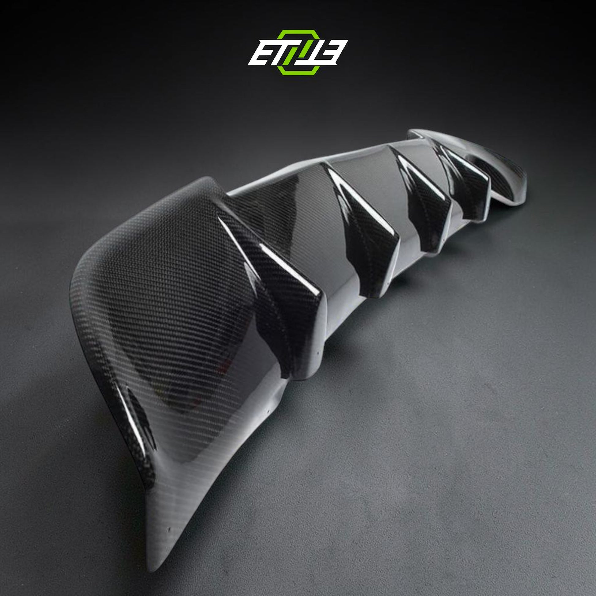 ETi Mitsubishi Evo 9 OEM Rear Bumper Diffuser | Shopifydevstudio