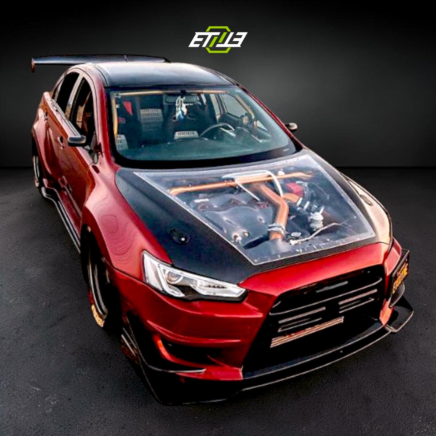 ETi Mitsubishi EVO 10 Carbon Fiber Roof