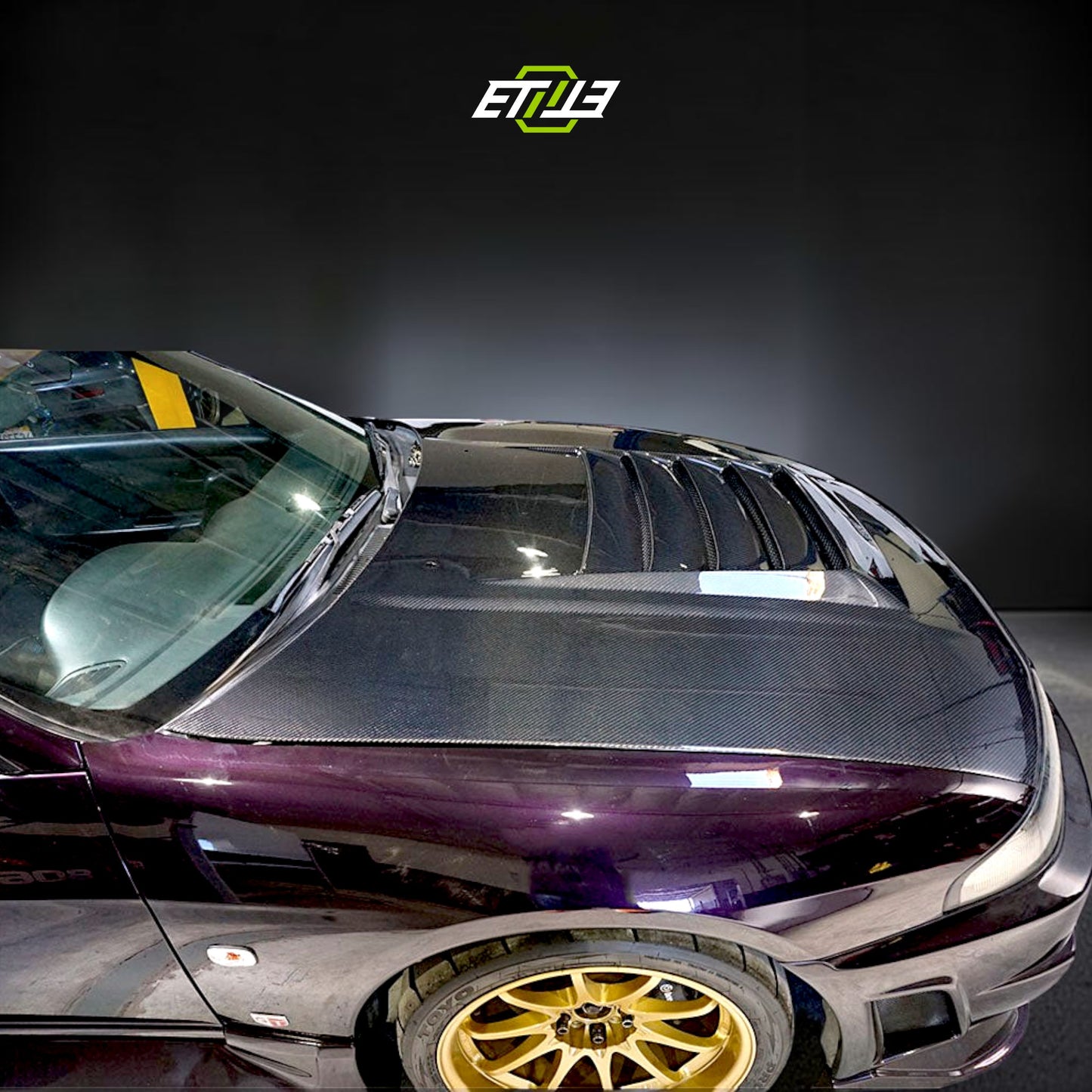 ETi NISSAN R33 GTR Carbon Fiber Hood | SKU: ETI-HN00073-CF | ID: 10658249736473 | Shopifydevstudio