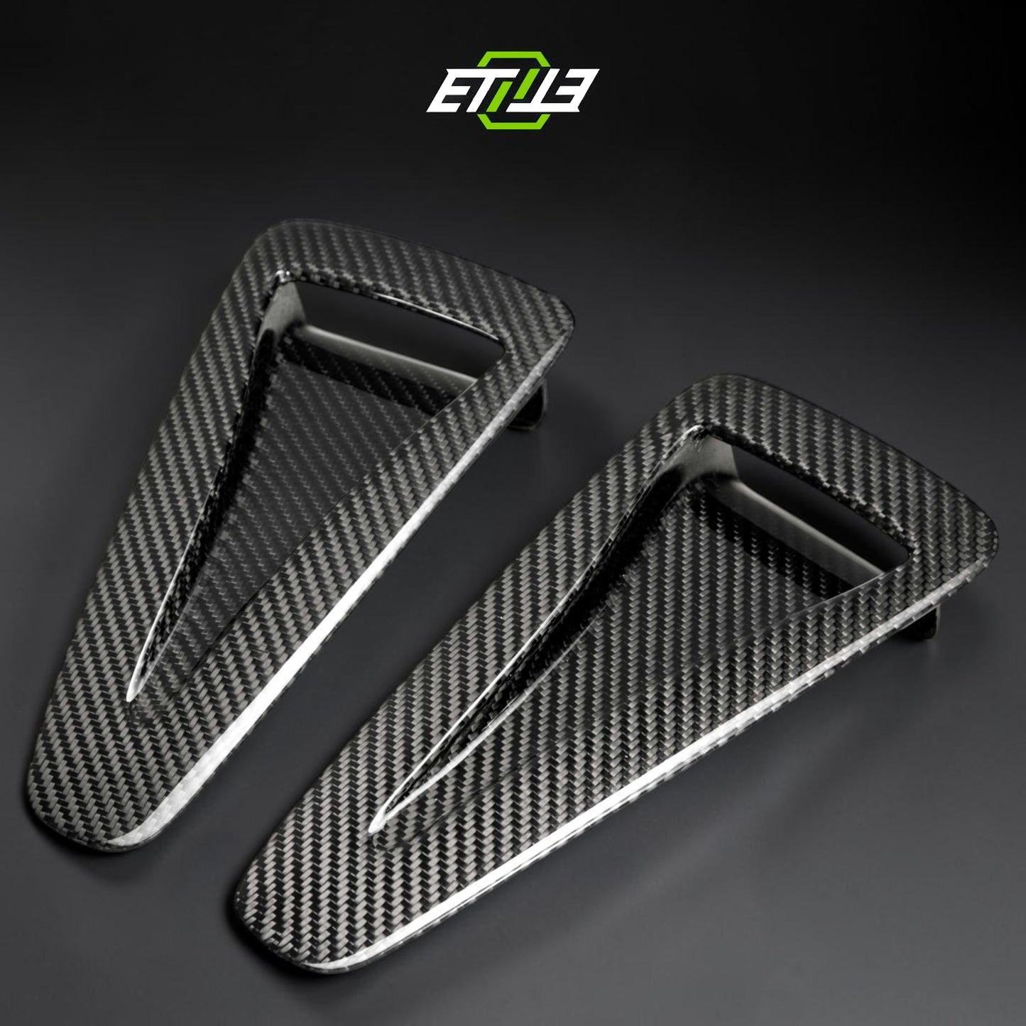ETi NISSAN R35 08-15 Air Dam Carbon Fiber Hood | SKU: ETI-01645/1-4-CF | ID: 10658250227993 | Shopifydevstudio