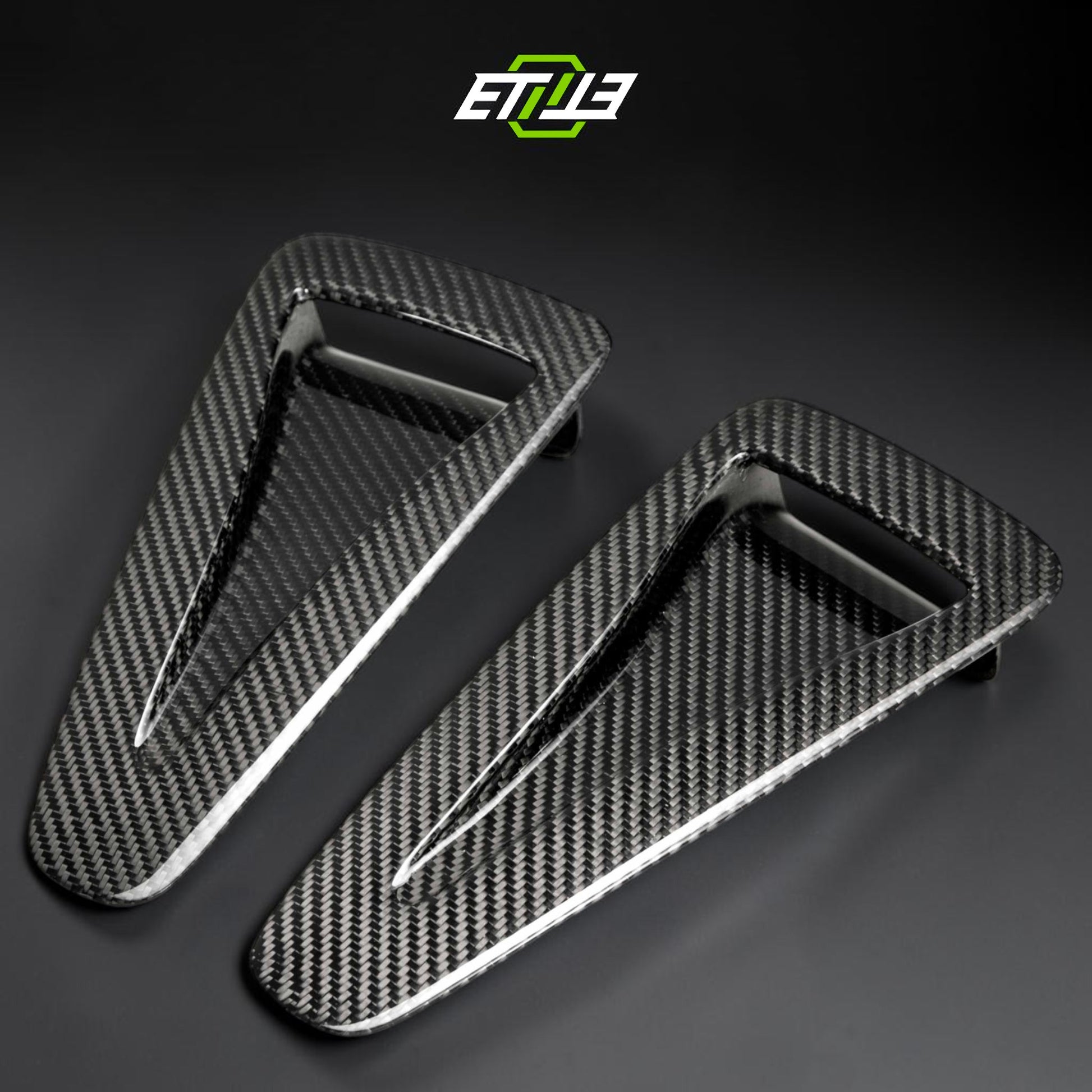 ETi NISSAN R35 08-15 Air Dam Carbon Fiber Hood | SKU: ETI-01645/1-4-CF | ID: 10658250227993 | Shopifydevstudio