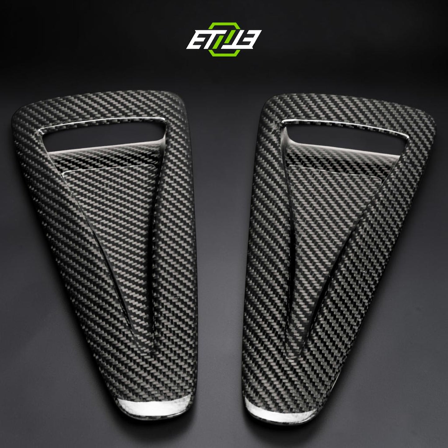 ETi NISSAN R35 08-15 Air Dam Carbon Fiber Hood | SKU: ETI-01645/1-4-CF | ID: 10658250227993 | Shopifydevstudio