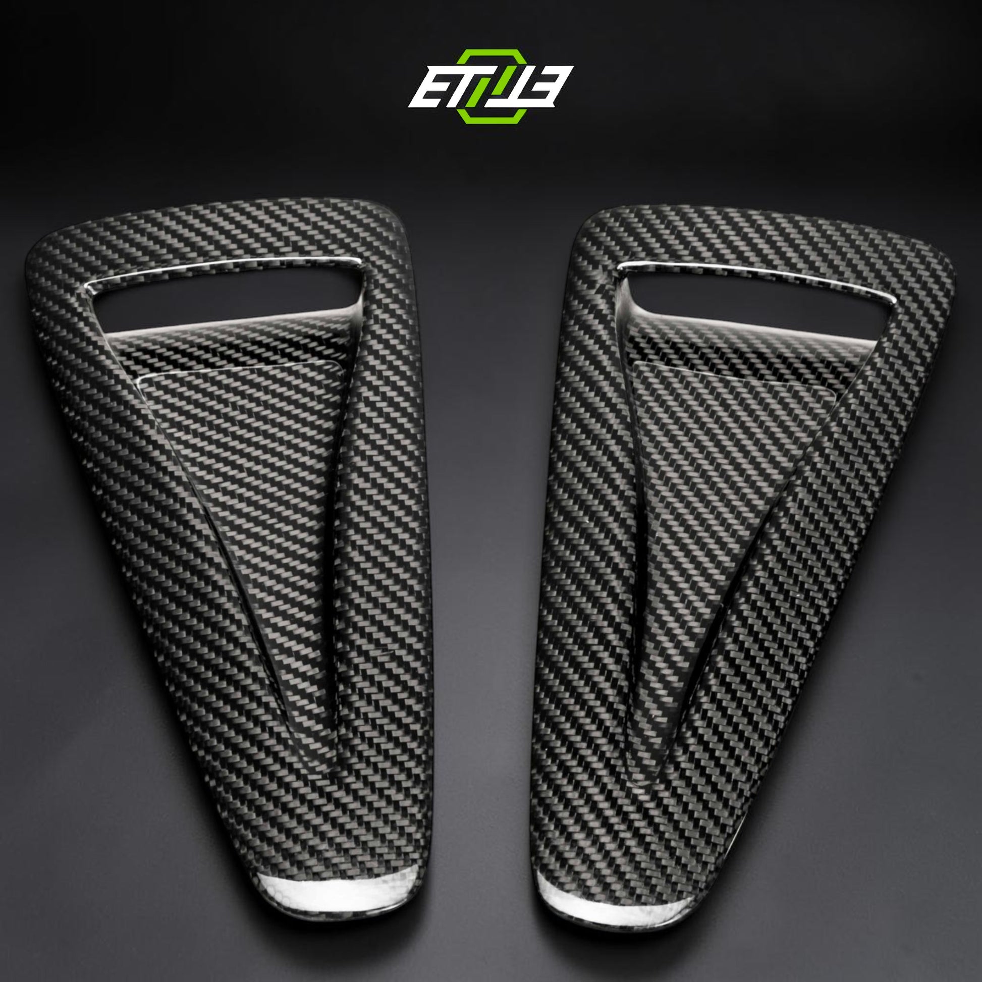 ETi NISSAN R35 08-15 Air Dam Carbon Fiber Hood | SKU: ETI-01645/1-4-CF | ID: 10658250227993 | Shopifydevstudio