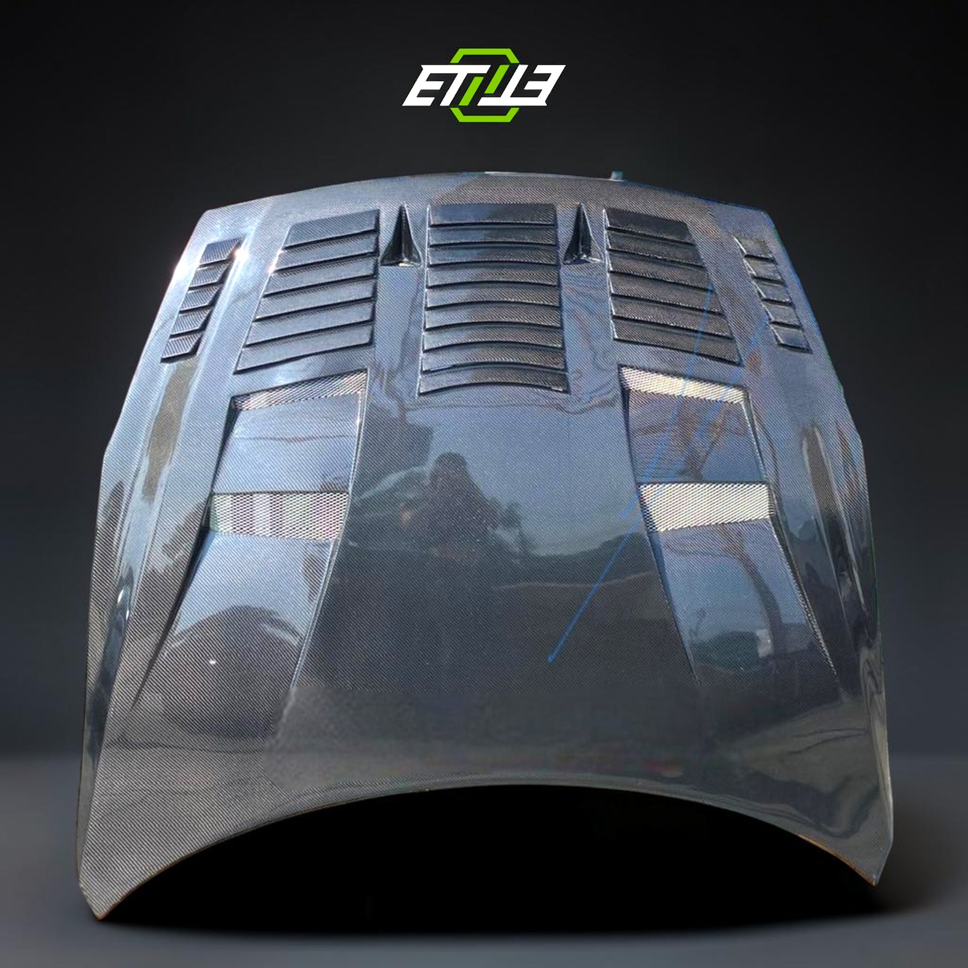 ETi NISSAN R35 08-15 GT500 Carbon Fiber Hood | SKU: ETI-HN02217-CF | ID: 10658250326297 | Shopifydevstudio