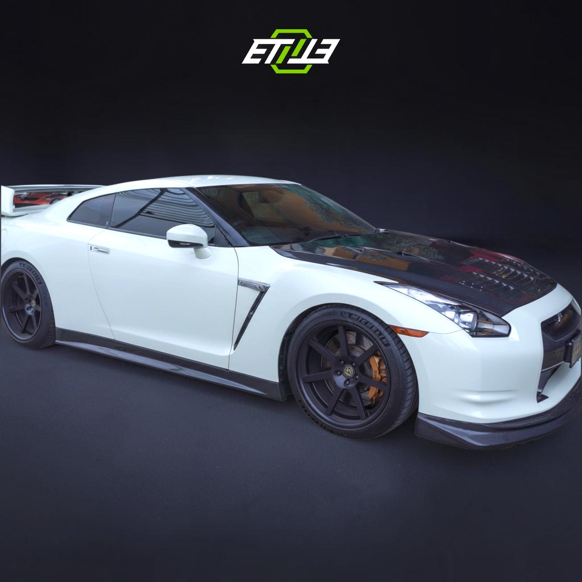ETi NISSAN R35 08-15 GT500 Carbon Fiber Hood | SKU: ETI-HN02217-CF | ID: 10658250326297 | Shopifydevstudio